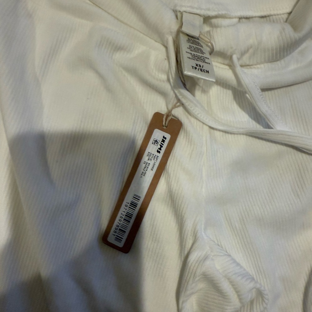 SKIMS White Soft Lounge Pant in Color Marble Multi size XS NWT - Picture 3 of 4